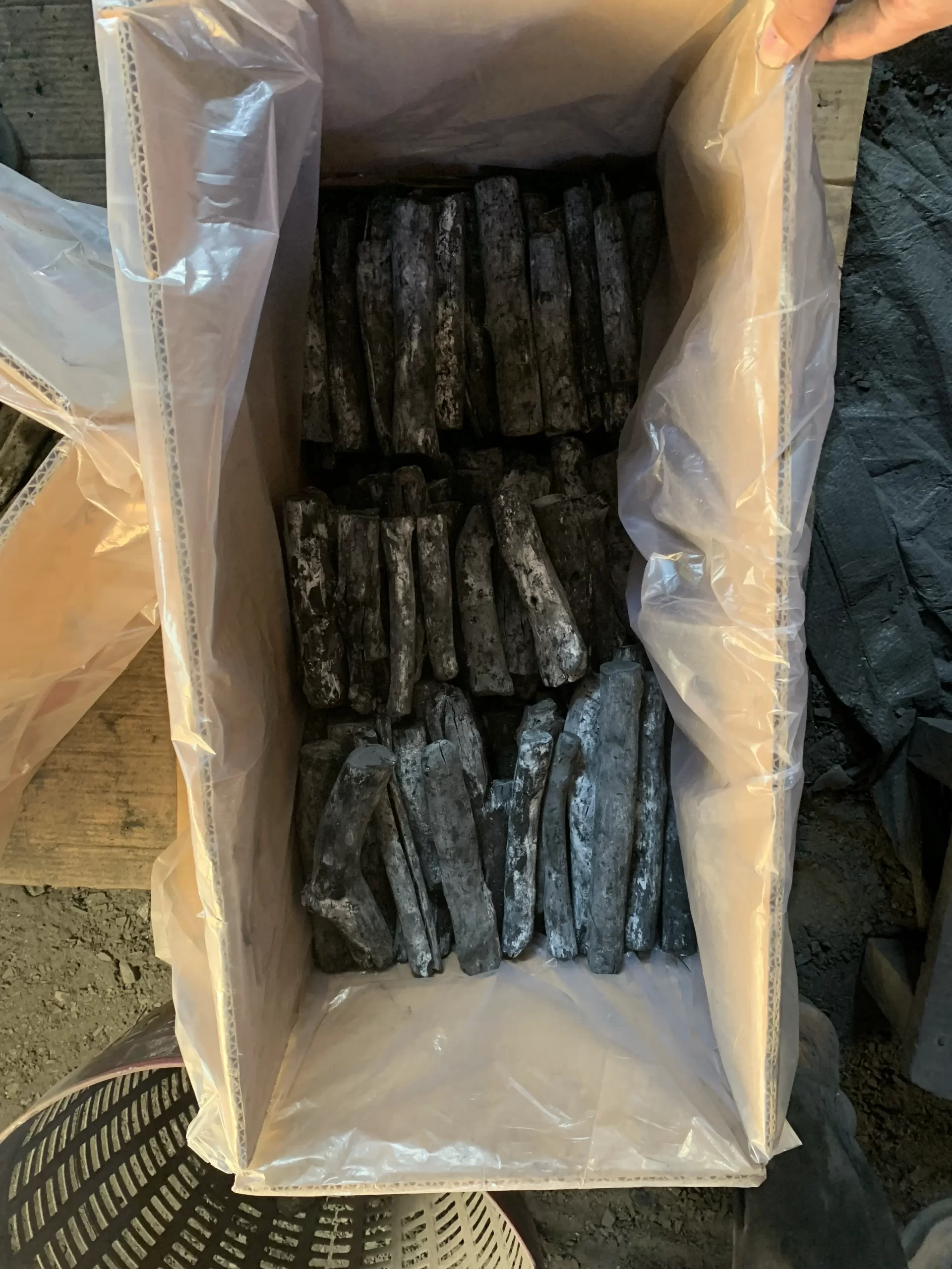 japan binchotan production site