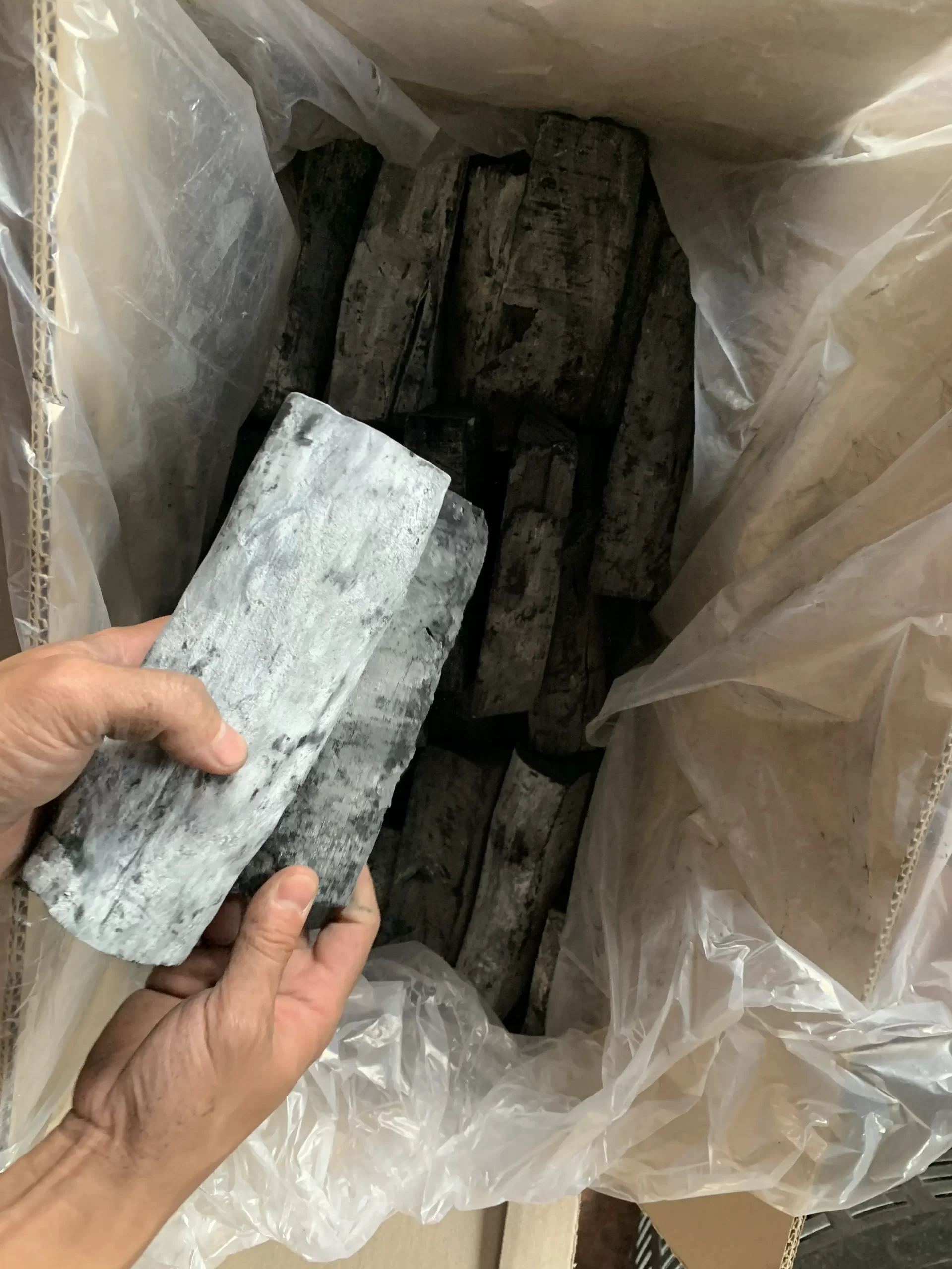 laos binchotan ready for shipping